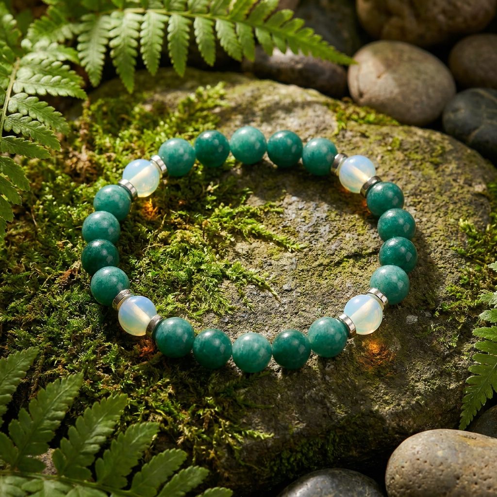 Apatite & Opalite 'Calming Clarity' Bracelet