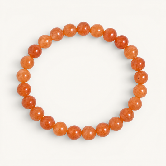 Orange Chalcedony 'Flourish' Bracelet