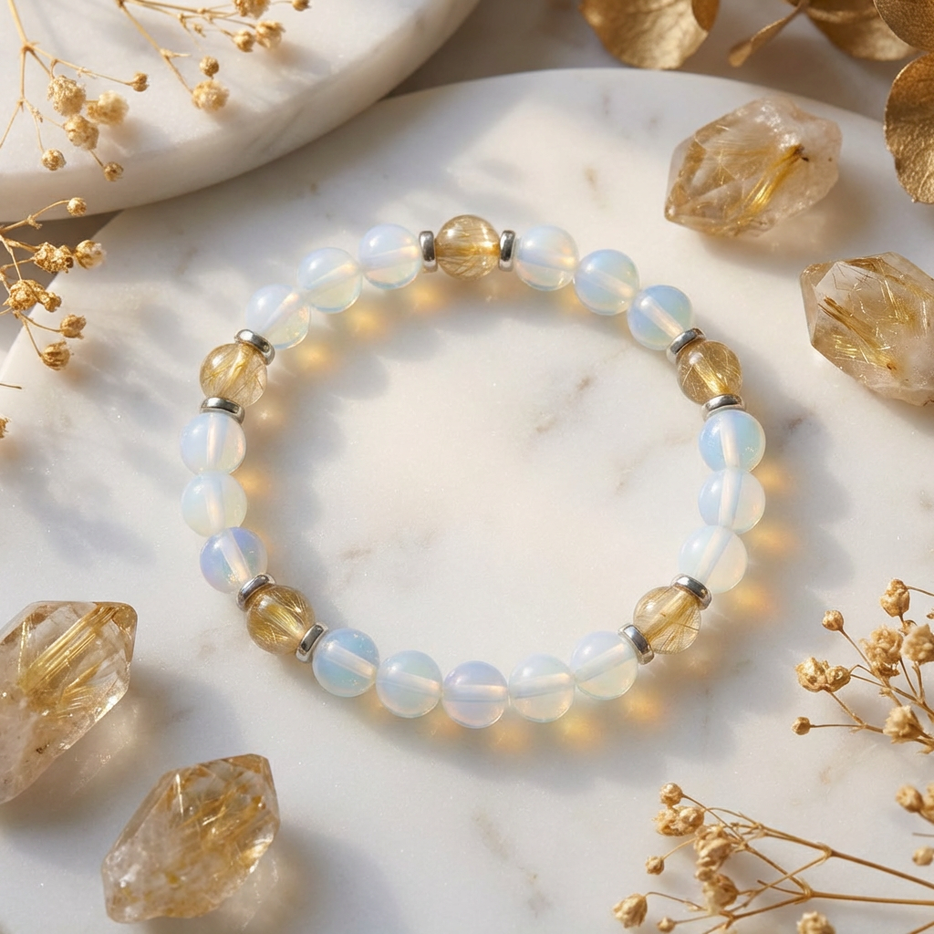 Citrine & Opalite 'Radiant Focus' Bracelet