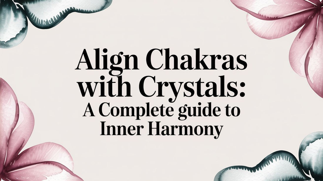 Align chakras with crystals: A Complete Guide to Inner Harmony
