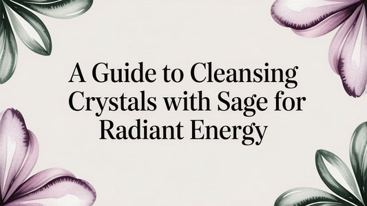 A Guide to Cleansing Crystals With Sage for Radiant Energy
