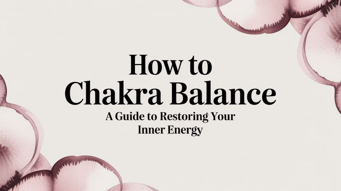 How to Chakra Balance A Guide to Restoring Your Inner Energy