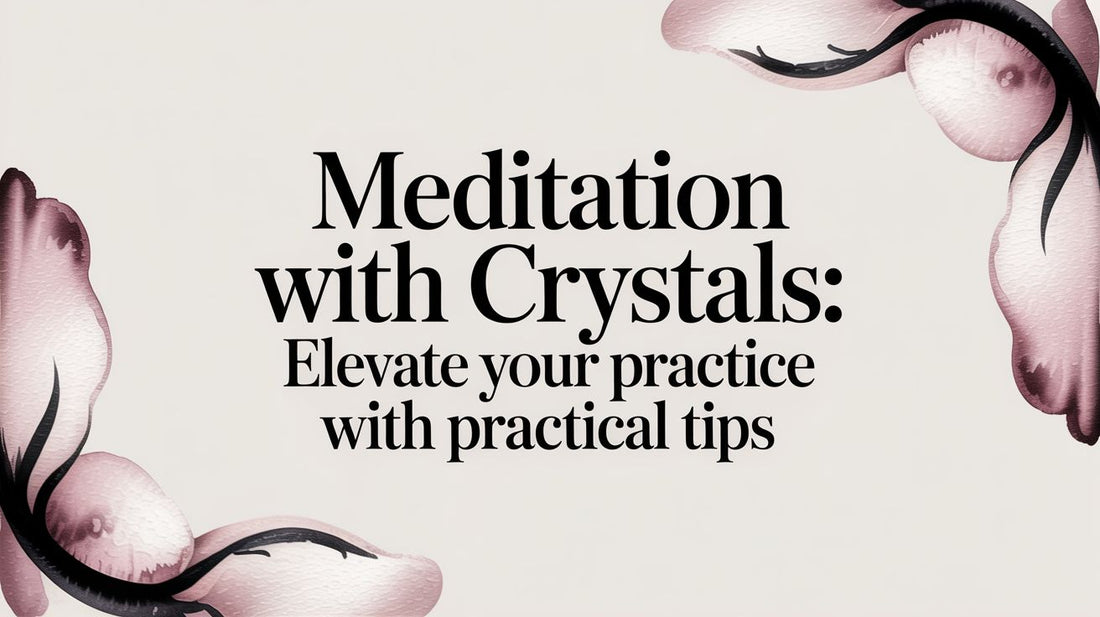 Meditation with Crystals: Elevate Your Practice with Practical Tips