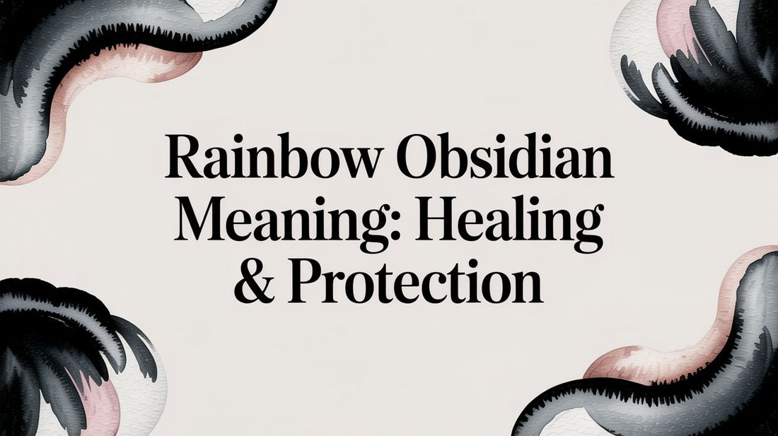 Rainbow Obsidian Meaning: Healing & Protection