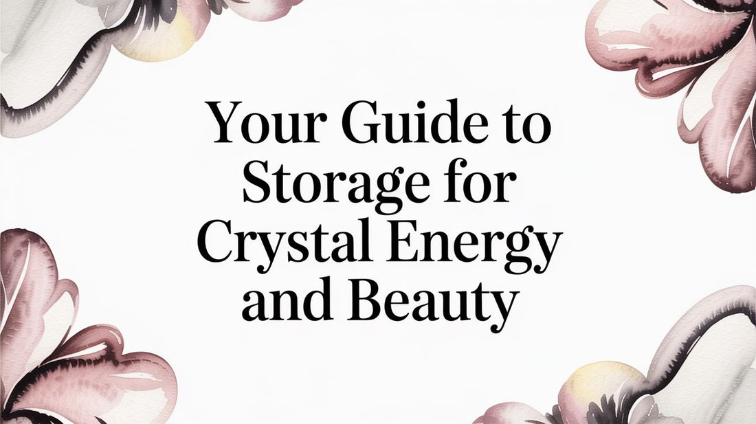 Your Guide to Storage for Crystal Energy and Beauty