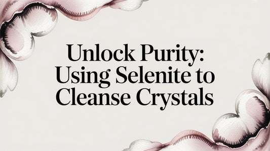 Unlock Purity: Using Selenite to Cleanse Crystals