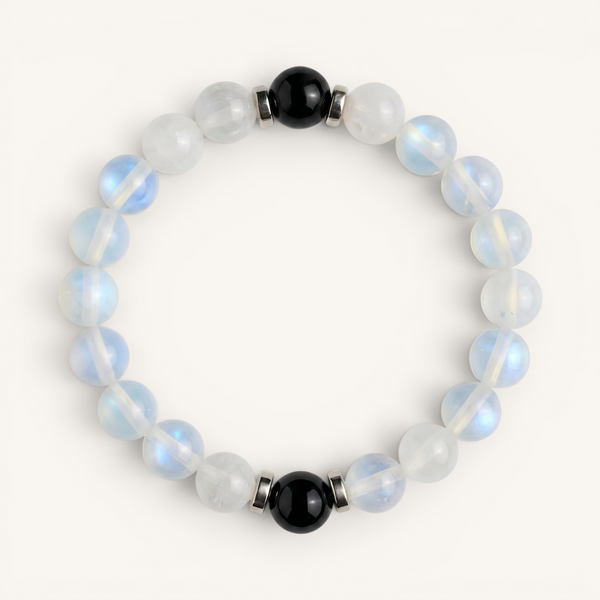 White Jade & Opalite 'Gentle Clarity' Bracelet