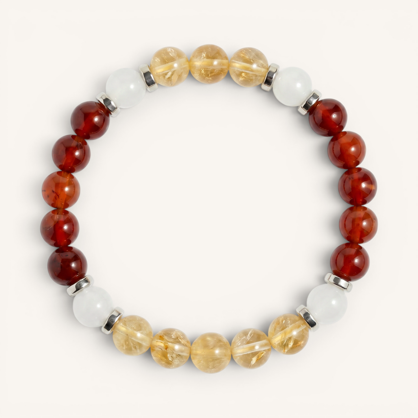 Red Agate & Citrine 'Energize' Bracelet