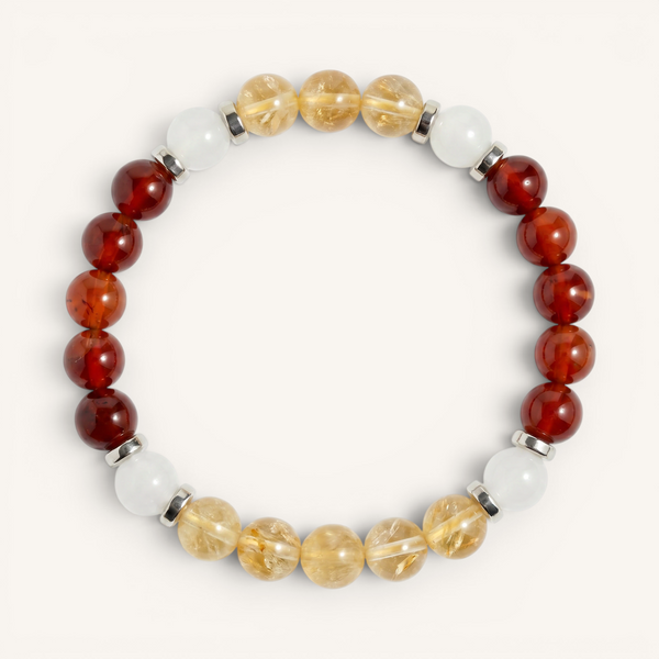 Red Agate & Citrine 'Energize' Bracelet