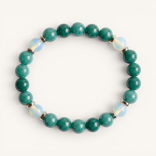 Apatite & Opalite 'Calming Clarity' Bracelet
