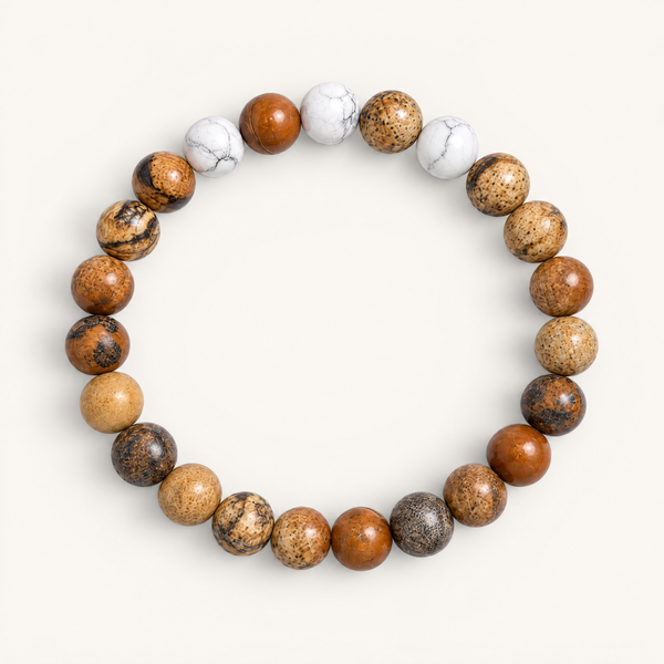 Picture Jasper & Howlite 'Serenity Flow' Bracelet