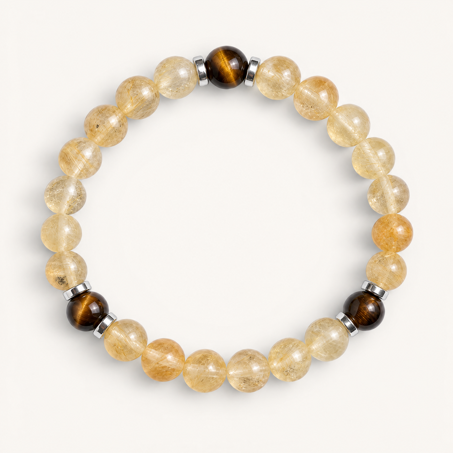 Tiger's Eye & Citrine 'Spark' Bracelet