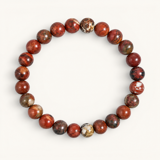 Red Jasper 'Rooted' Bracelet