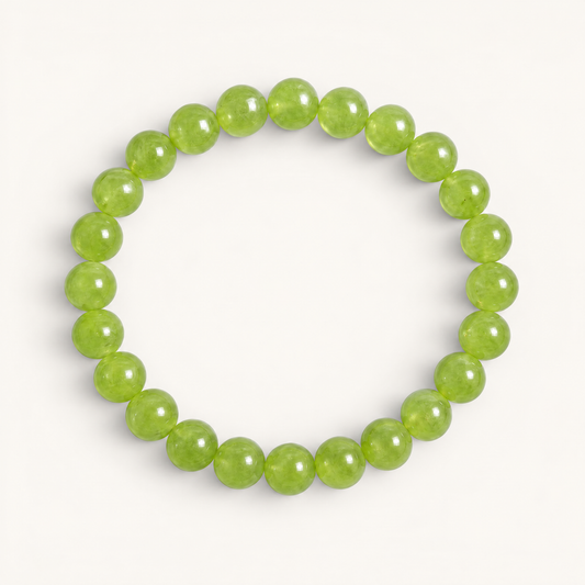 Fruit Green Chalcedony 'Thrive' Bracelet