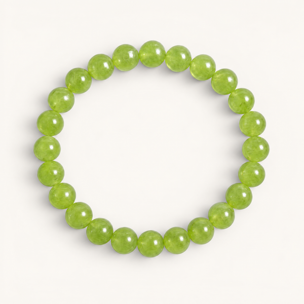 Fruit Green Chalcedony 'Thrive' Bracelet