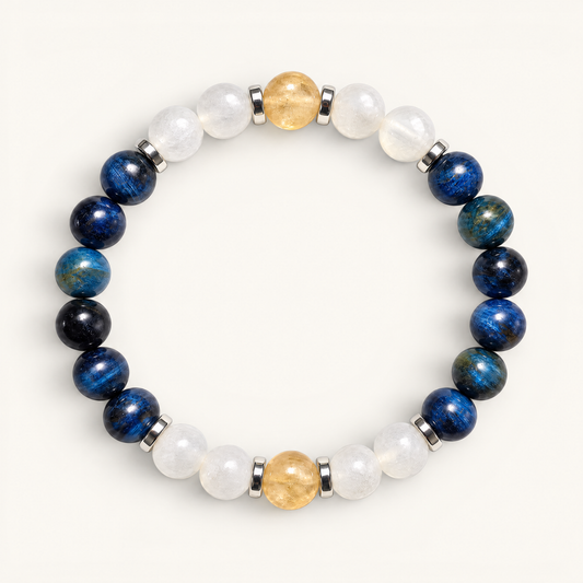 Blue Tiger's Eye & Citrine 'Actualize' Bracelet