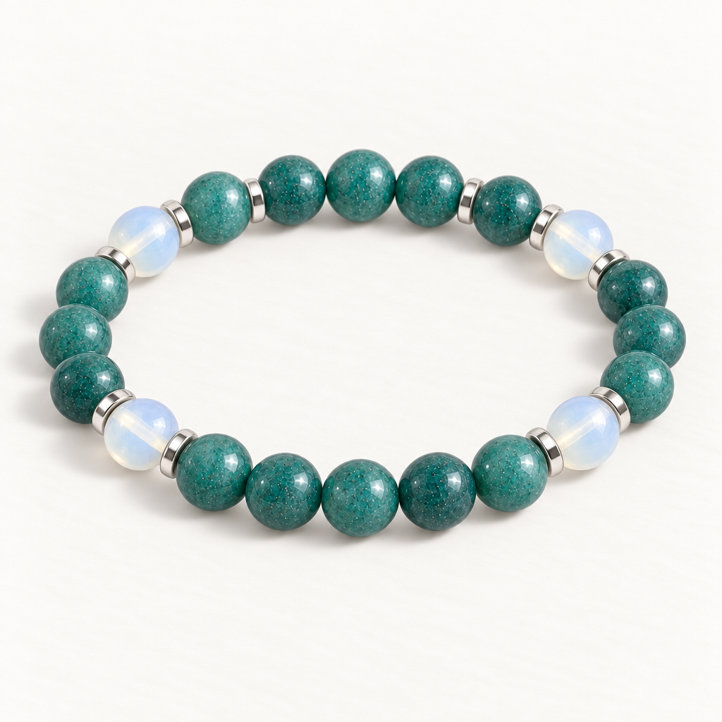 Apatite & Opalite 'Calming Clarity' Bracelet