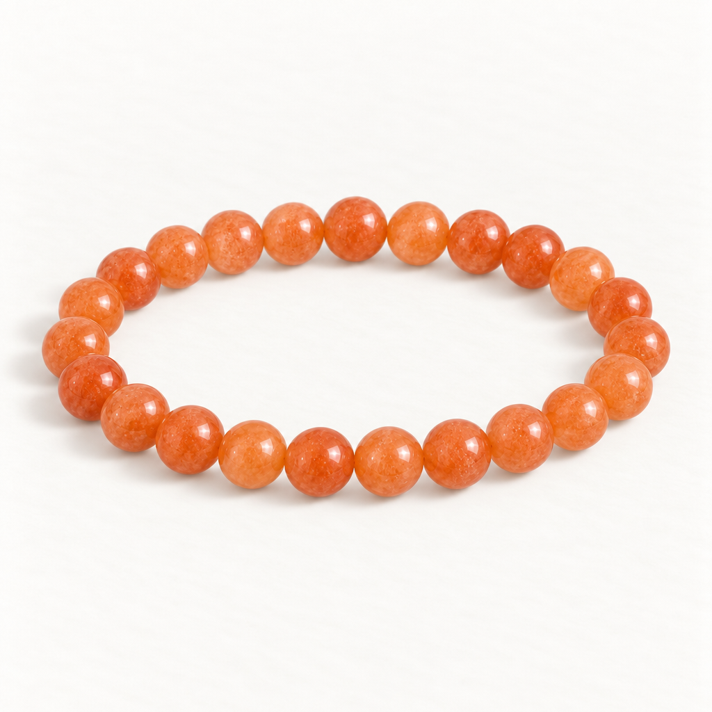 Orange Chalcedony 'Flourish' Bracelet
