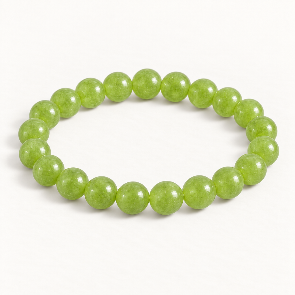 Fruit Green Chalcedony 'Thrive' Bracelet