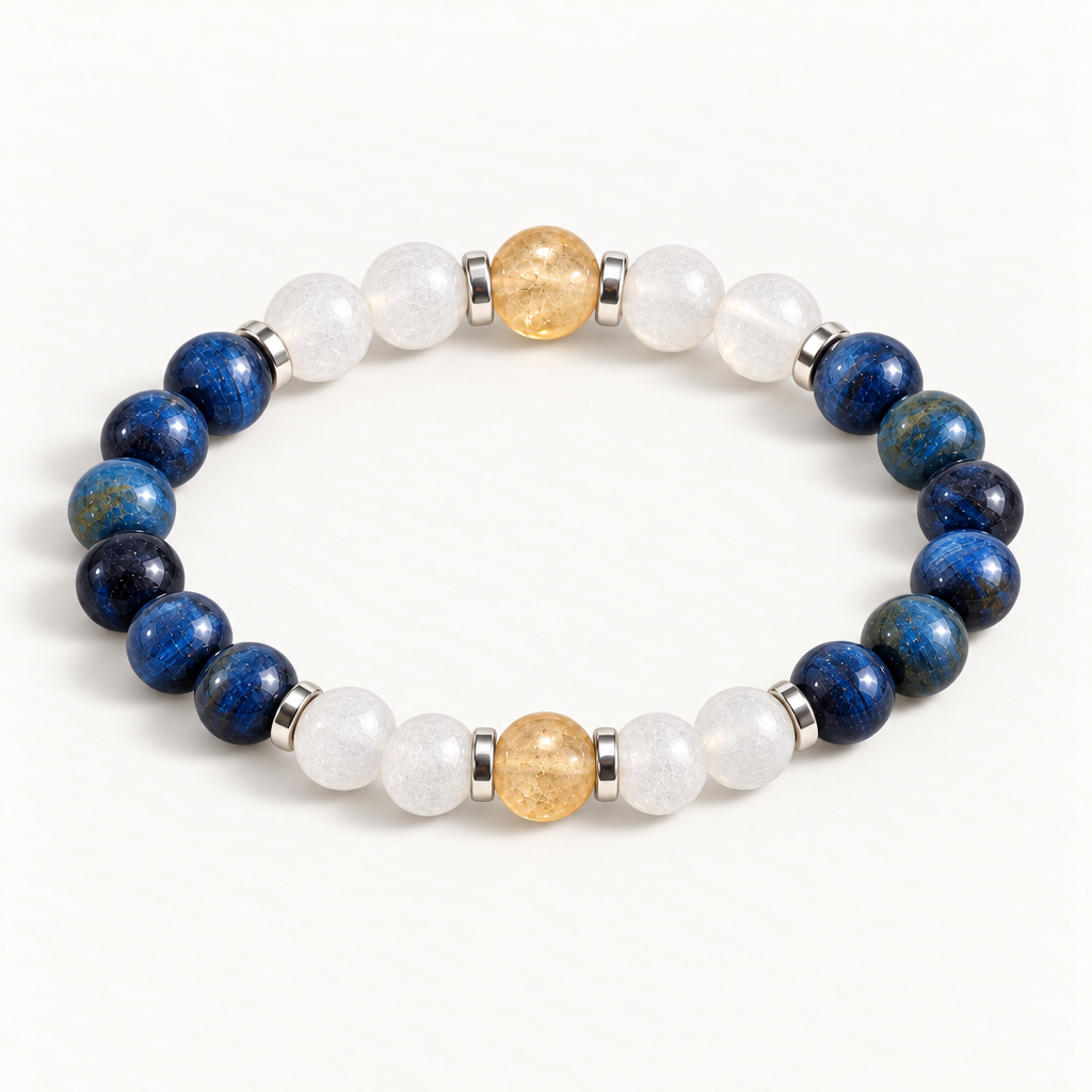 Blue Tiger's Eye & Citrine 'Actualize' Bracelet