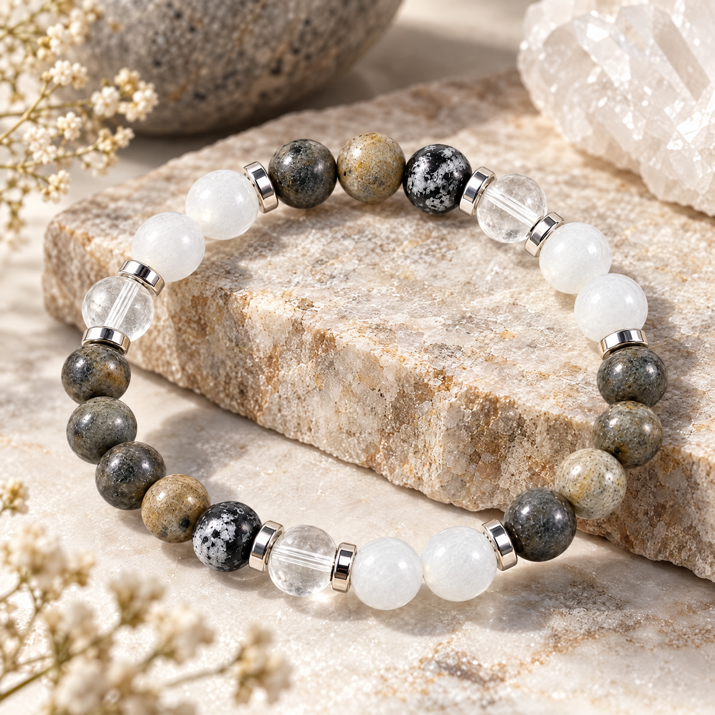 Yooperlite & Clear Quartz 'Awaken' Bracelet