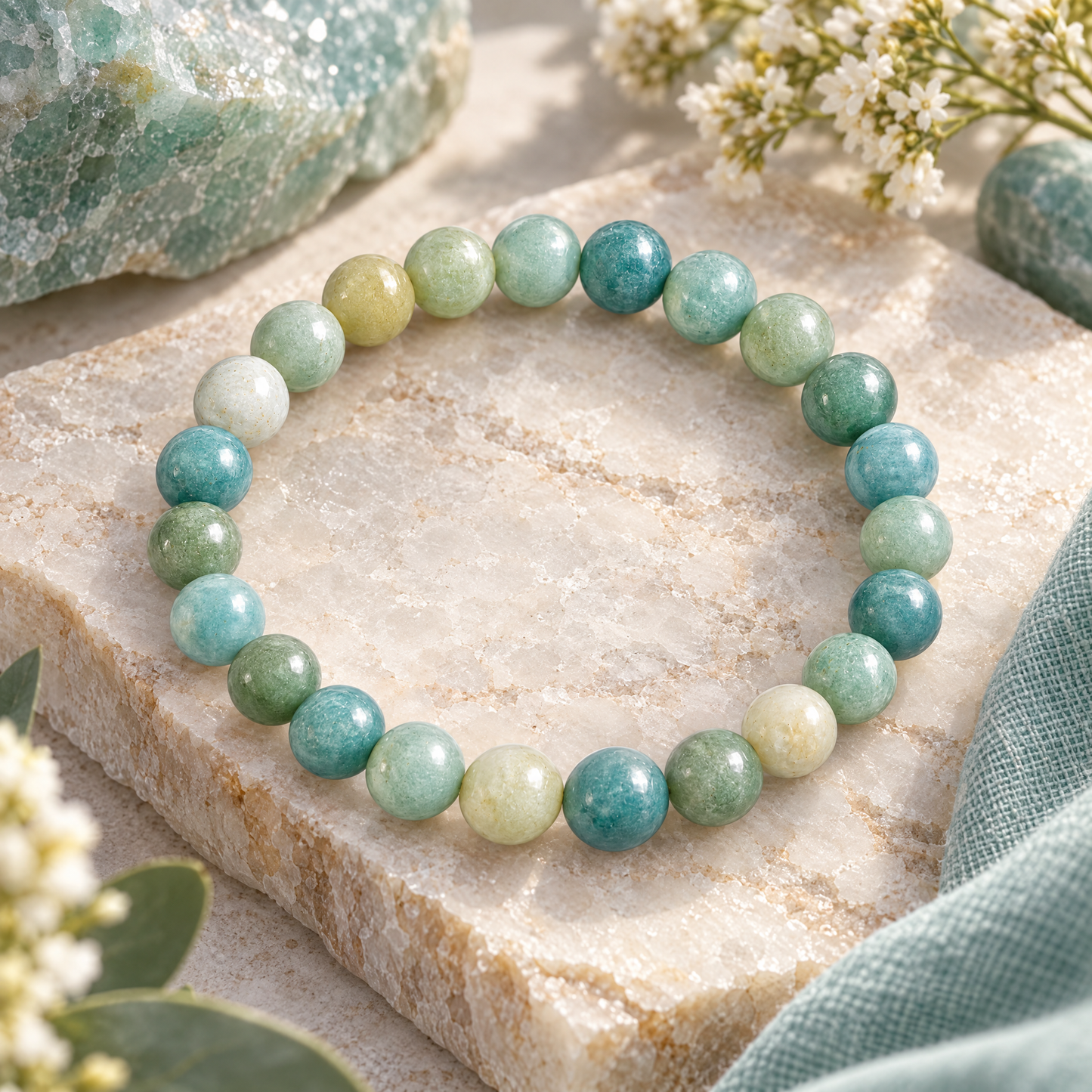 Amazonite 'Truth' Bracelet