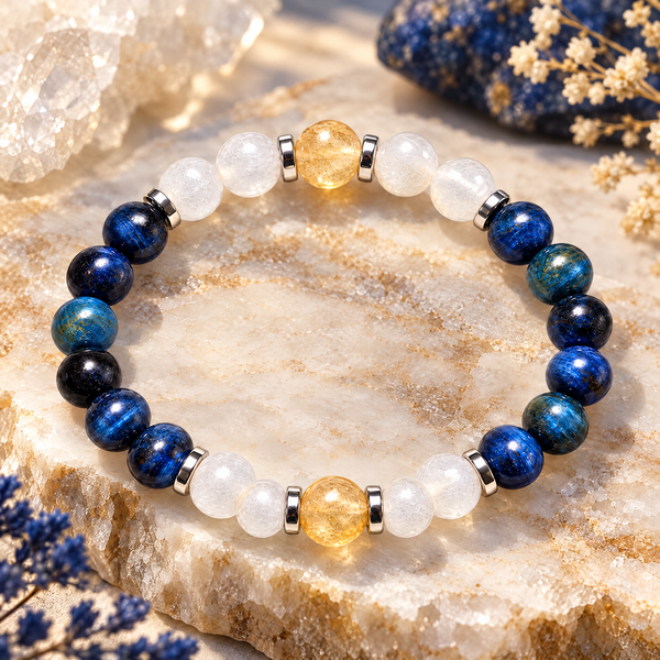Blue Tiger's Eye & Citrine 'Actualize' Bracelet
